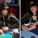 Leo Margets y May Maceiras fuera del WSOP Ladies Event